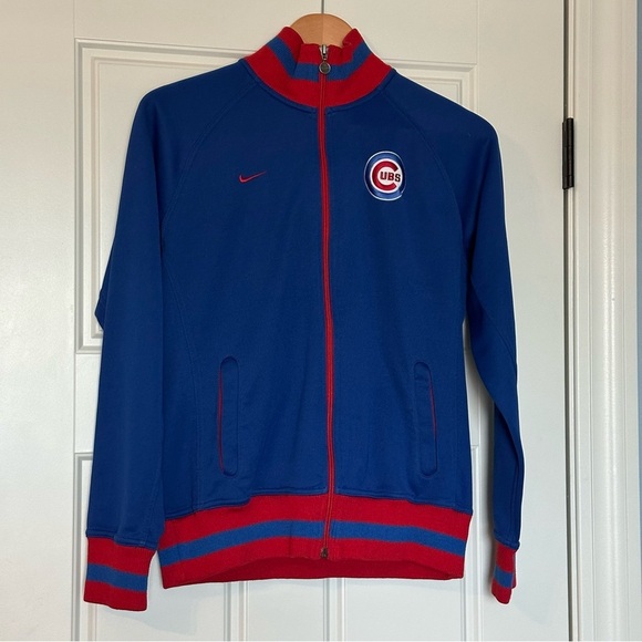 Nike MLB Other - Chicago Cubs Vintage Nike Team Youth Large 12/14 Jacket 90'S